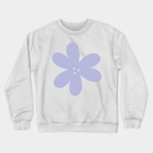 Cute Abstract Flower - lilac purple Crewneck Sweatshirt